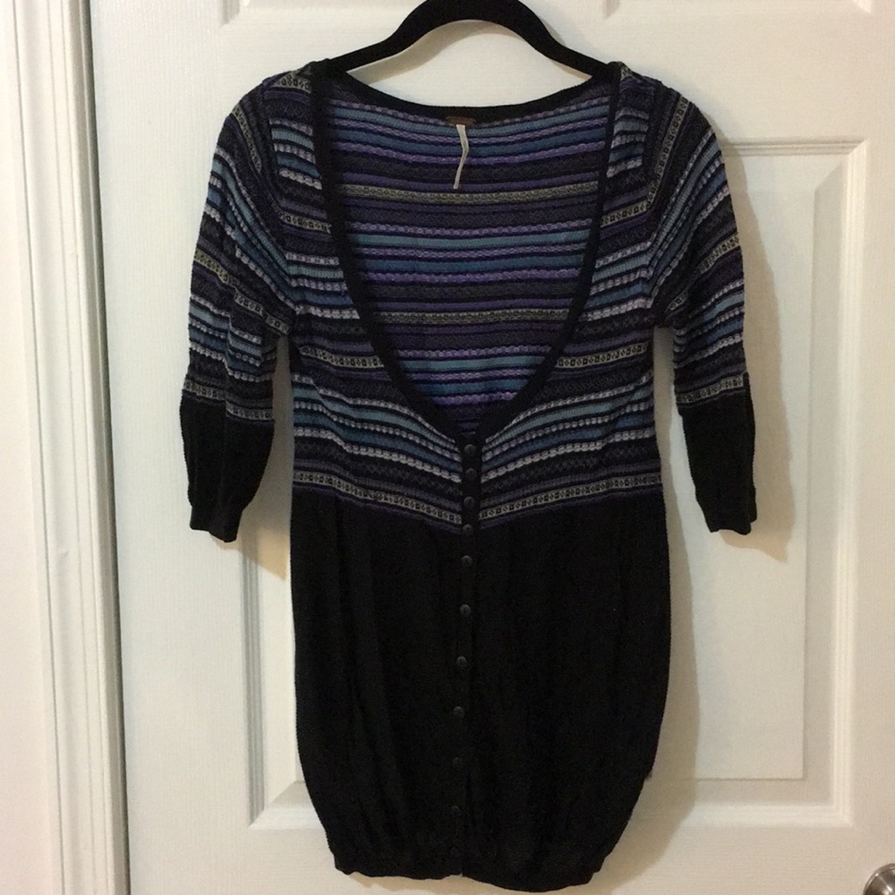 Free People knitted sweater/cardigan.